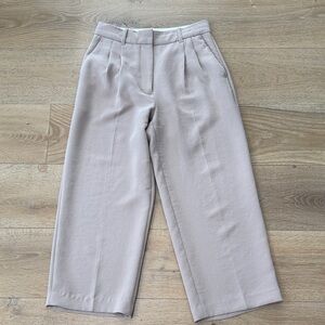 Aritzia Wilfred Effortless Taupe Pants